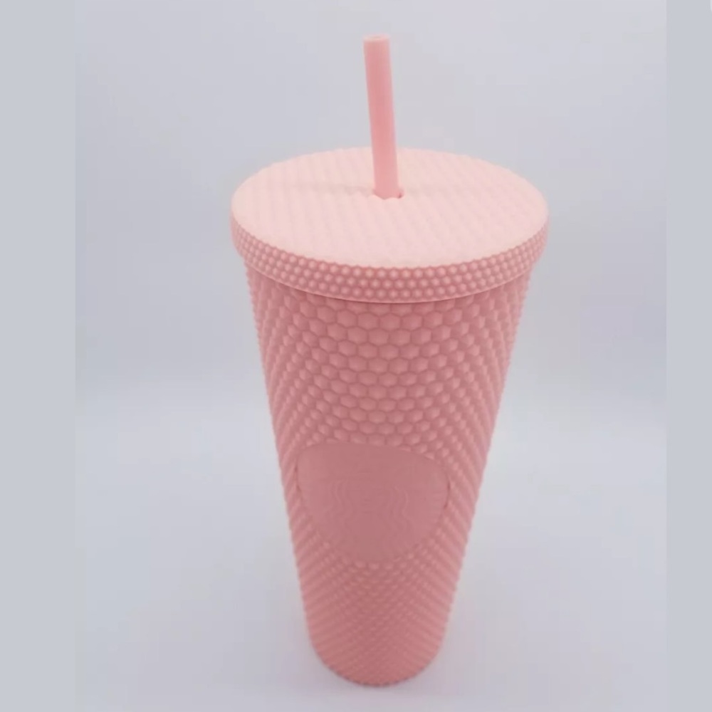 Starbucks Matte Pink Studded Cold Cup Tumbler NEW - Picture 5 of 5
